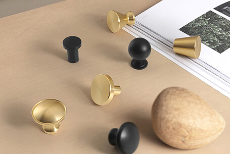 single hole cabinet handle