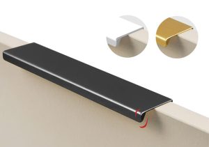 sustainability focused aluminum drawer pull