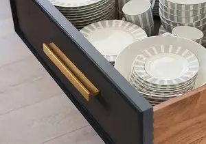 bookshelf aluminum drawer pull