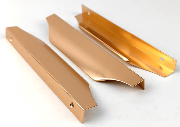 Fingerprint Resistant Aluminum Cabinet Handle - Special Coating for Busy Households