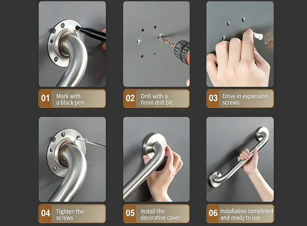 Accessible Bathroom Grab Bar