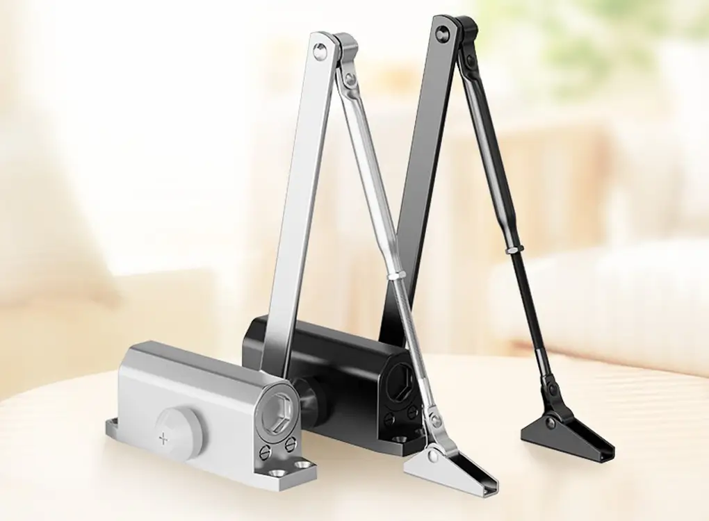 Door closer for wooden doors