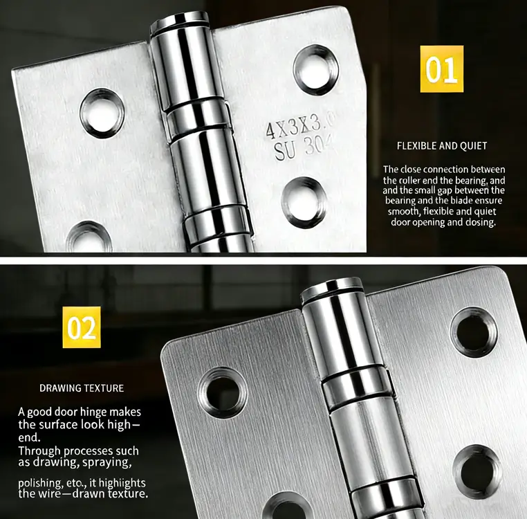 stainless steel door hinges